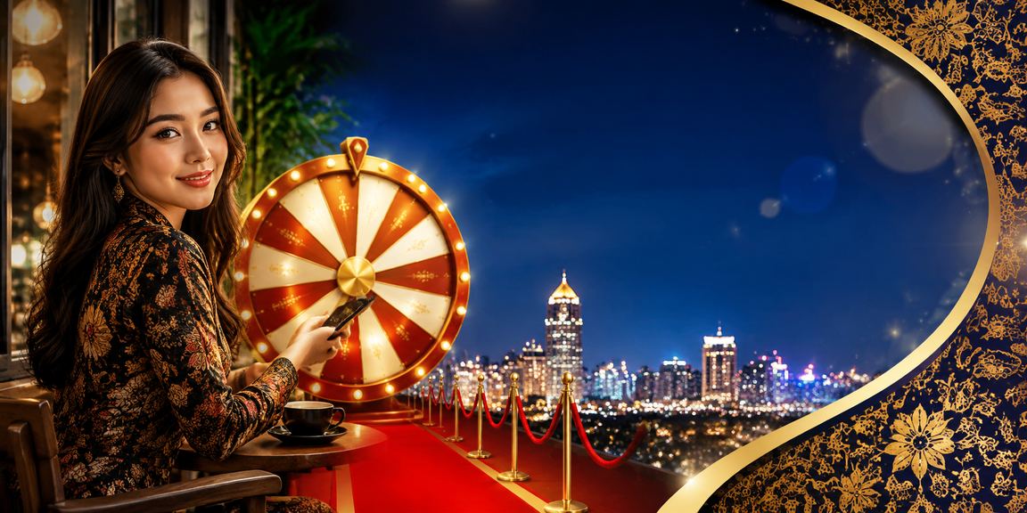Pemenang cabutan bertuah lucky draw berpakaian batik menerima hadiah di Seremban